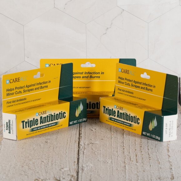 3 Pack CareAll 1oz Triple Antibiotic Ointment First Aid Ointment for Minor Scrat - Picture 5 of 6